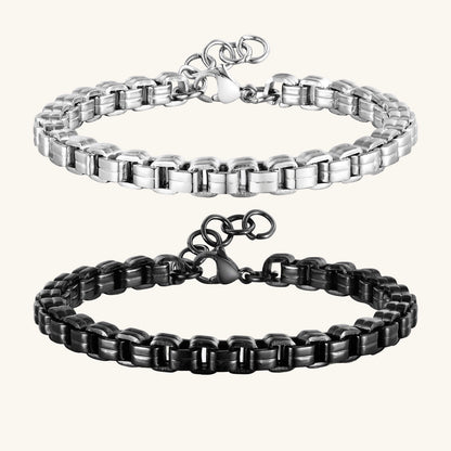 5.3mm Never Fade Round Box Chain Bracelet