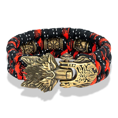 The Viking Jarl's Wolf Bracelet