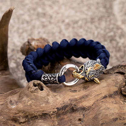 Odin's Wolf Viking Paracord Bracelet