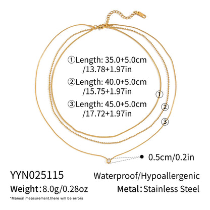Cross Multi Layer Necklace