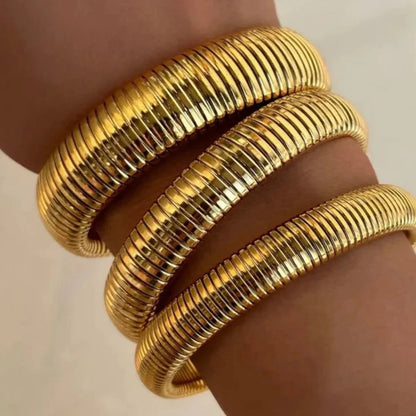 Snake Chain Cuff Bracelet