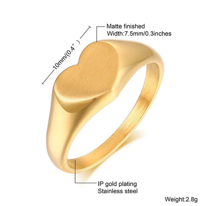 The Chunky Gold Dome Ring