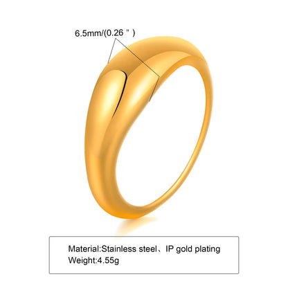 The Chunky Gold Dome Ring