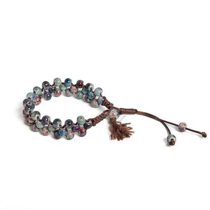Handmade Ceramic Beaded Bracelet