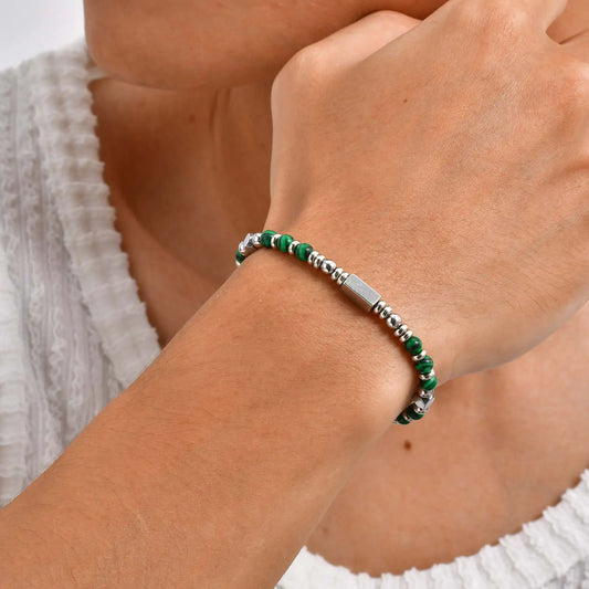 Hybrides Tigerauge-Perlenkettenarmband
