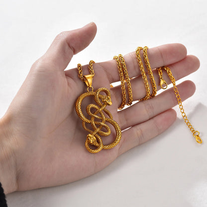 Norse God Loki's Serpent Amulet