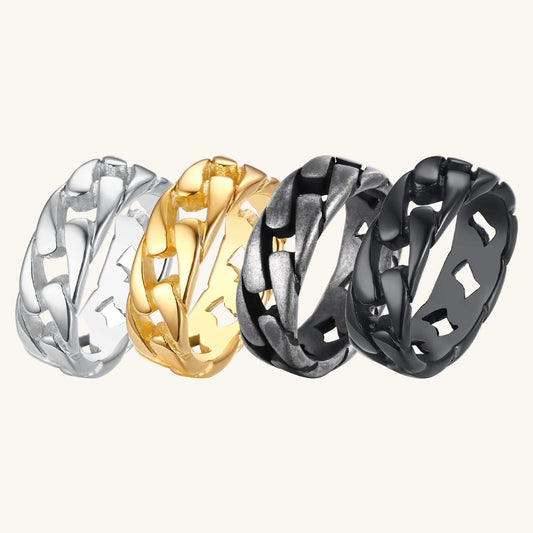 The Classic Cuban Link Ring for Men