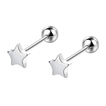 Star Ball Square Stud Earrings