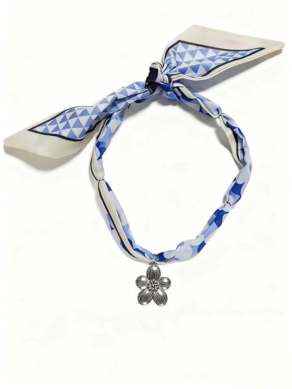 Ocean Scarf Necklace