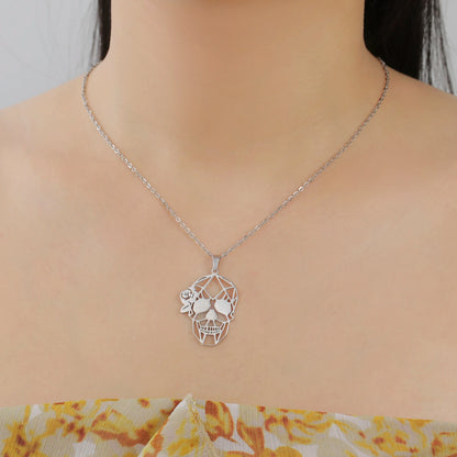 The Dancing Skeleton Charm Necklace