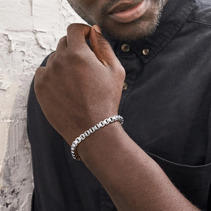 5.3mm Never Fade Round Box Chain Bracelet