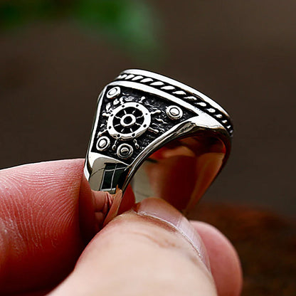 The Cutthroat Pirate Skull & Dagger Ring