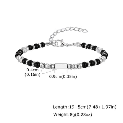 Hybrides Tigerauge-Perlenkettenarmband
