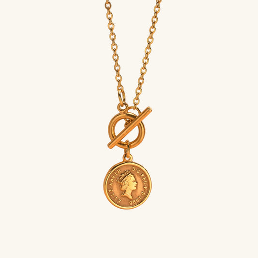 Queen Elizabeth Medallion Necklace