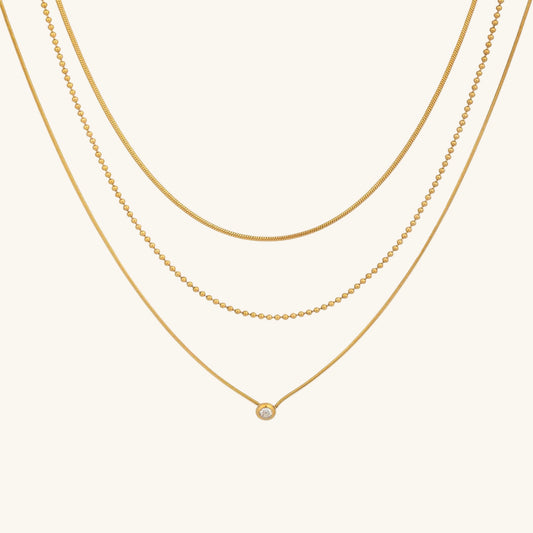 Cross Multi Layer Necklace