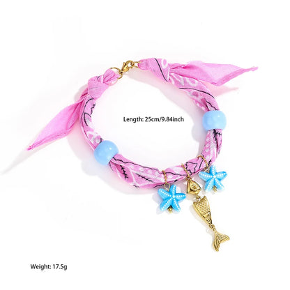 Waterproof Silk-Feel Scarf Anklet