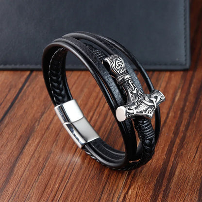 Echtlederarmband mit Magnetverschluss
