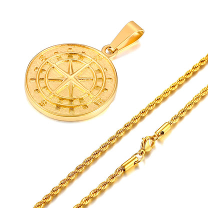 Viking North Star Anchor Medaille