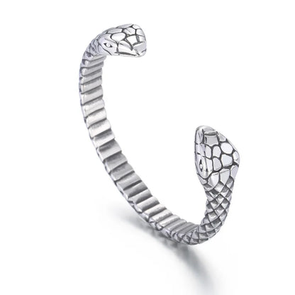Armreif mit gedrehter Schlangenkette