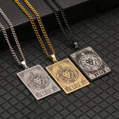 12 Zodiac Tarot Necklace