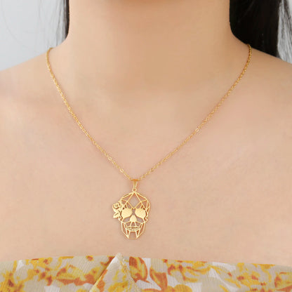 The Dancing Skeleton Charm Necklace