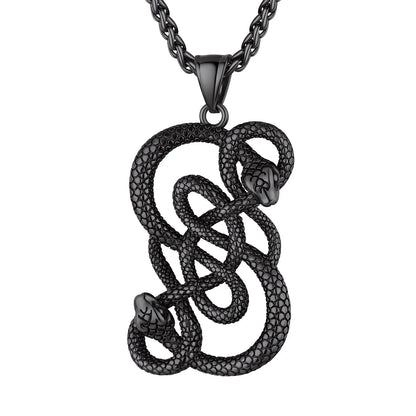 Norse God Loki's Serpent Amulet