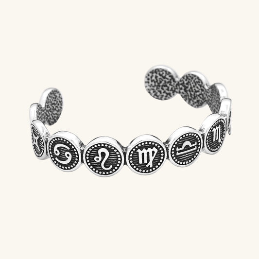Manschettenarmband mit 12 Sternbildern