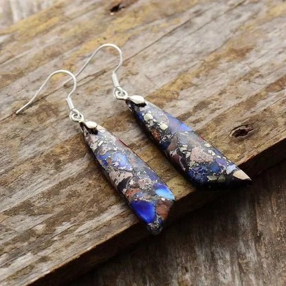 Bohemian Emperor Stone Earrings
