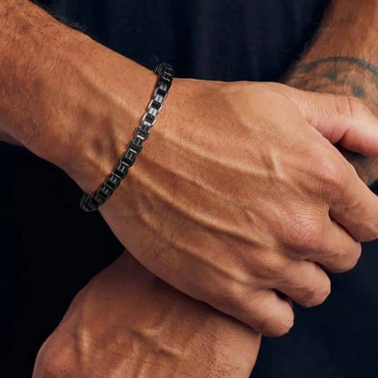 5,3 mm langes, nie verblassendes rundes Kettenarmband