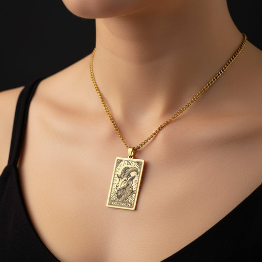 12 Zodiac Tarot Necklace