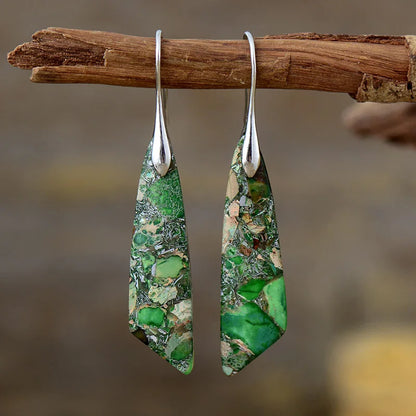 Bohemian Emperor Stone Earrings
