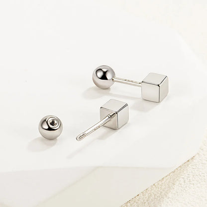Star Ball Square Stud Earrings