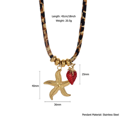 Ocean Scarf Necklace
