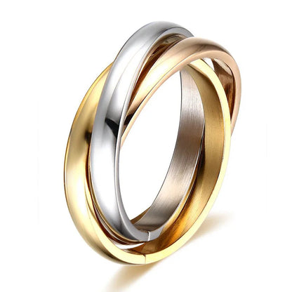Interlocking Trinity Ring