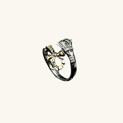 Dainty 925 Sterling Silver Ankh Ring