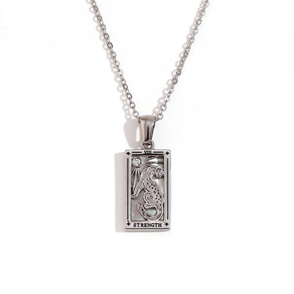 Waterproof Tarot Symbol Necklace