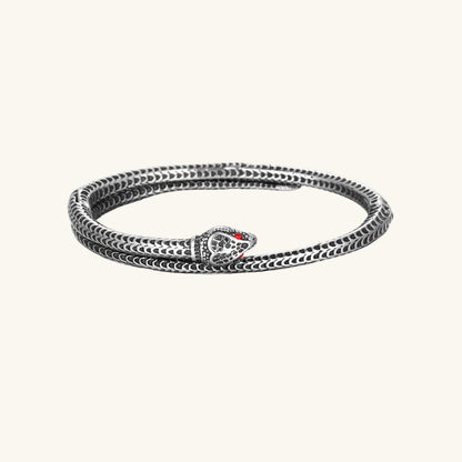 Retro Wikinger Schlangen Manschettenarmband
