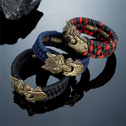 The Viking Jarl's Wolf Bracelet