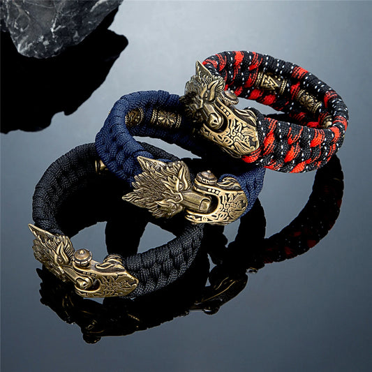 The Viking Jarl's Wolf Bracelet