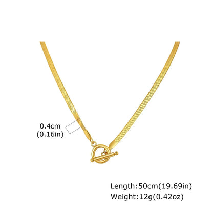 Chunky Blade Chain Necklace