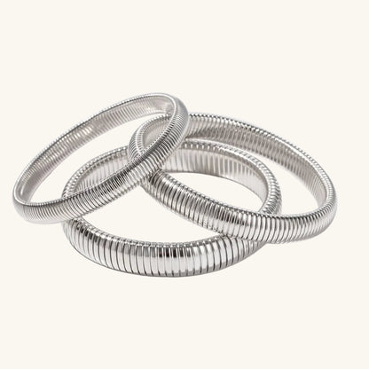 Snake Chain Cuff Bracelet