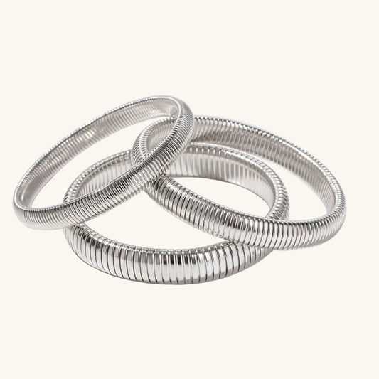 Snake Chain Cuff Bracelet