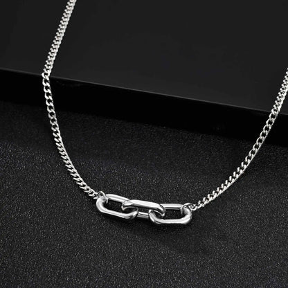 Retro Style Chunky Chain Necklace