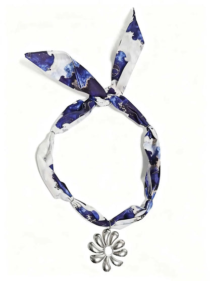 Ocean Scarf Necklace