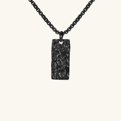 Geometric Rectangular Pendant Necklace