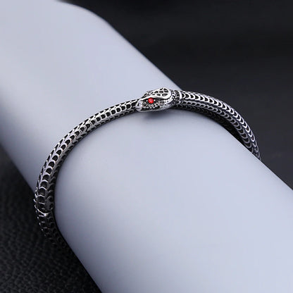 Retro Wikinger Schlangen Manschettenarmband