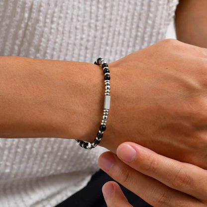 Hybrides Tigerauge-Perlenkettenarmband