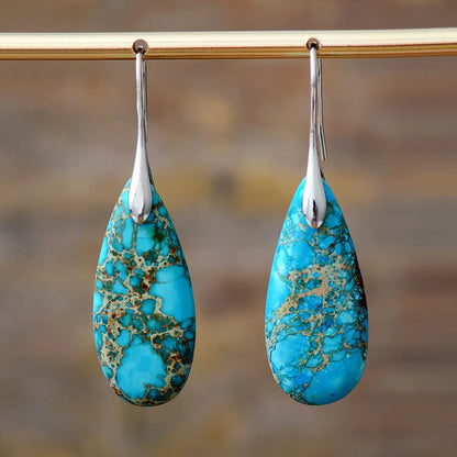 Bohemian Emperor Stone Earrings
