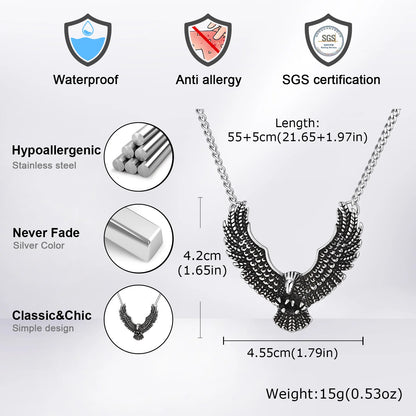 The Alpha's Eagle Pendant Necklace