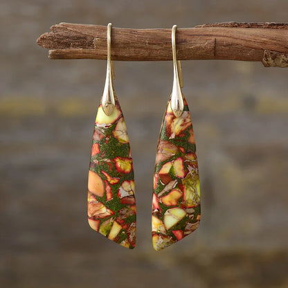 Bohemian Emperor Stone Earrings